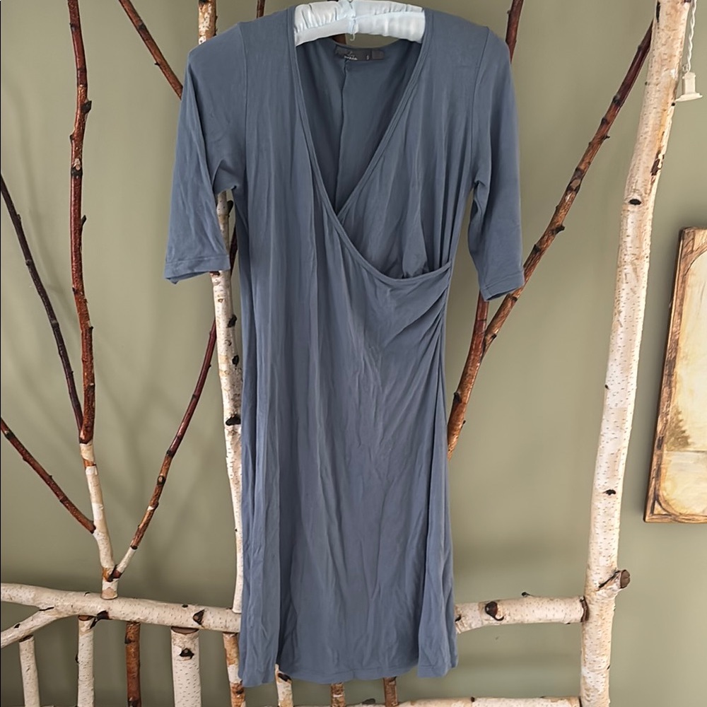 Prana Elegant Gray/blue Women's Dress